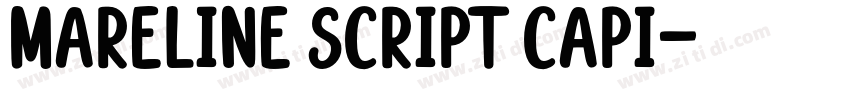 Mareline Script Capi字体转换 Mareline Script Capi字体转换